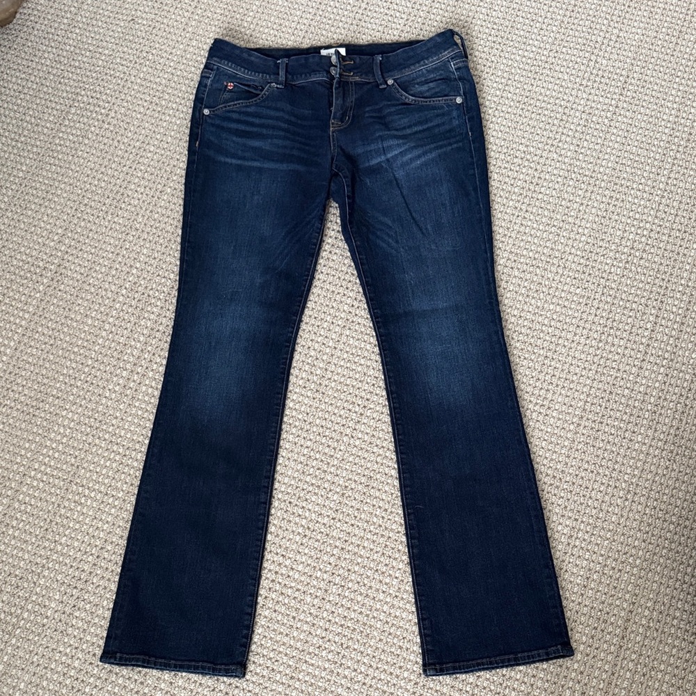Hudson brand “Beth” baby boot Women's Dark Blue jeans (size 29) reg length